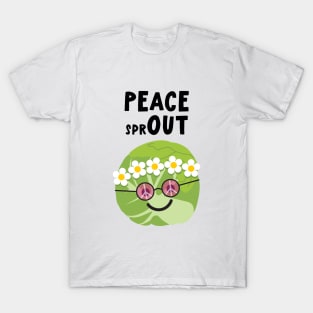 Peace Out Brussels Sprout! T-Shirt